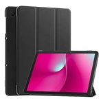 T Tablet 2 5G GIGAPACK Tok álló, bőr hatású aktív FLIP, asztali tartó, FEKETE