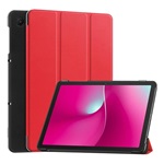 T Tablet 2 5G GIGAPACK Tok álló, bőr hatású aktív FLIP, asztali tartó, PIROS