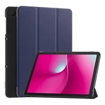 T Tablet 2 5G GIGAPACK Tok álló, bőr hatású aktív FLIP, asztali tartó, SÖTÉTKÉK