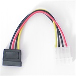 OEM Molex Power 4pin -> SATA Power M/F adapter