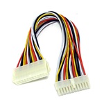 Goobay ATX 24-pin -> ATX 24pin M/F tápkábel hosszabbító 0.3m