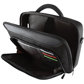 Targus Classic+ Clamshell 18" notebook oldaltáska fekete-piros