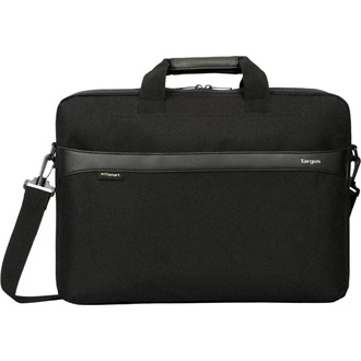 Targus GeoLite EcoSmart Slim Brief 15-16" notebook poliészter oldaltáska fekete