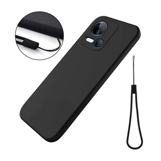 Tecno Spark 10 5G Gigapack Szilikon telefonvédő matt, prémium + kézpánt, FEKETE