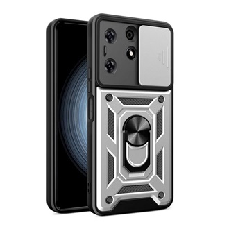 Tecno Spark 10 Pro 4G Gigapack Defender szilikon telefonvédő ütésállóság, kameravédő, EZÜST