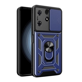 Tecno Spark 10 Pro 4G Gigapack Defender szilikon telefonvédő ütésállóság, kameravédő, SÖTÉTKÉK