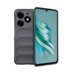 Tecno Spark 20 4G Gigapack Szilikon telefonvédő ütésállóság, 3D, SÖTÉTSZÜRKE