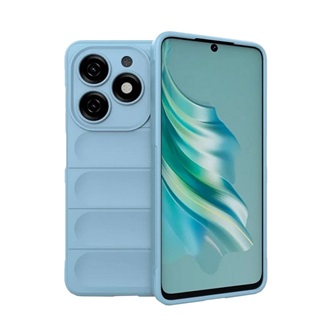 Tecno Spark 20 4G Gigapack Szilikon telefonvédő ütésállóság, 3D, VILÁGOSKÉK