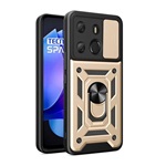 Tecno Spark Go 2023 4G Gigapack Defender szilikon telefonvédő ütésállóság, kameravédő, ARANY