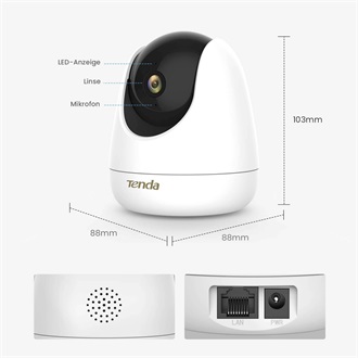 Tenda CP7 Wi-Fi smart home IP kamera