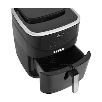 Tesla AirCook & Steam QS500 gőzölős forrólevegős sütő fekete