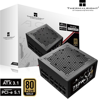 Thermalright AG-750 ATX desktop tápegység 750W 80+ Gold BOX