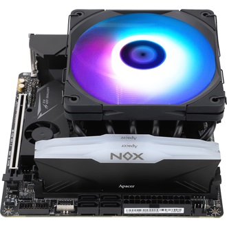 Thermalright AXP120 X67 ARGB processzor hűtő fekete