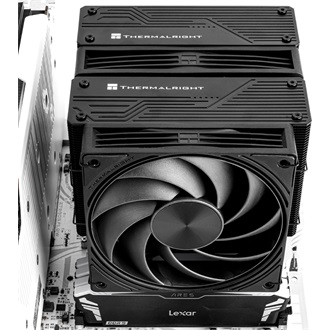 Thermalright Frost Tower 140 BLACK processzor hűtő fekete