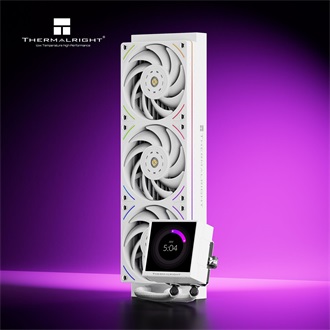 Thermalright Peerless Vision 360 UB ARGB processzor vízhűtő fehér