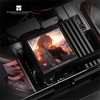Thermalright Peerless Vision 360 UB ARGB processzor vízhűtő fekete