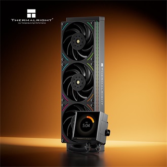 Thermalright Peerless Vision 360 UB ARGB processzor vízhűtő fekete