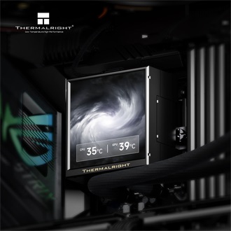 Thermalright Peerless Vision 360 UB ARGB processzor vízhűtő fekete
