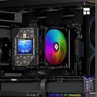 Thermalright Peerless Assassin 120 Vision ARGB Black processzor hűtő fekete