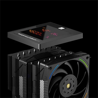 Thermalright Phantom Spirit 120 Digital EVO processzor hűtő fekete