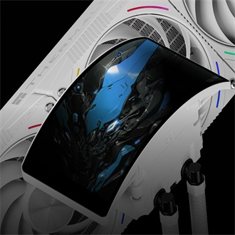 Thermalright Rainbow Vision 360 Turbo ARGB processzor vízhűtő fehér
