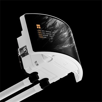 Thermalright Rainbow Vision 360 Turbo ARGB processzor vízhűtő fehér