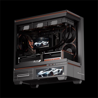Thermalright Rainbow Vision 360 Turbo ARGB processzor vízhűtő fekete