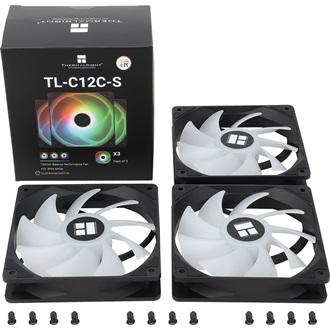 Thermalright TL-C12C-SX3 ARGB rendszerhűtő ventilátor kit fekete