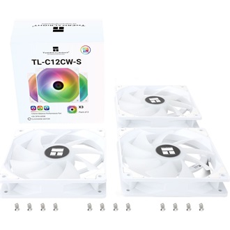 Thermalright TL-C12CW-SX3 ARGB rendszerhűtő ventilátor kit fehér