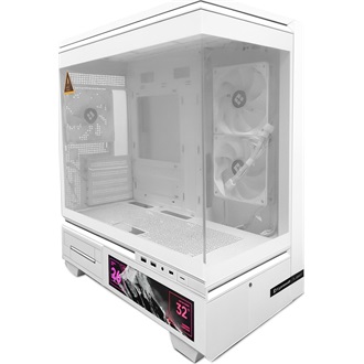 Thermalright TL-M10 Vision táp nélküli MT Mini Tower számítógépház fehér