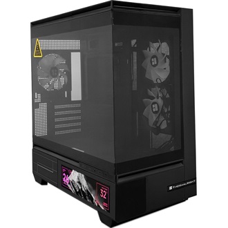 Thermalright TL-M10 Vision táp nélküli MT Mini Tower számítógépház fekete