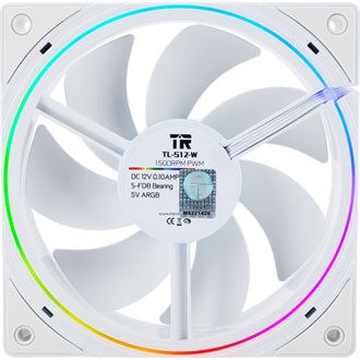 Thermalright TL-S12W ARGB rendszerhűtő ventilátor fehér