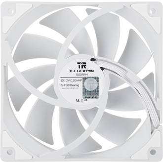 Thermalright TL-C12CW rendszerhűtő ventilátor fehér