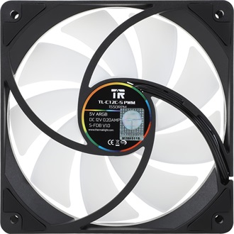 Thermalright TL-C12C-S rendszerhűtő ventilátor fekete