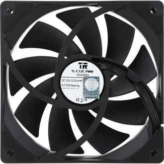 Thermalright TL-C12C rendszerhűtő ventilátor fekete