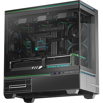 Thermalright TL-M10 táp nélküli MT Mini Tower számítógépház fekete