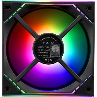 Thermalright TL-M12-S ARGB rendszerhűtő ventilátor fekete