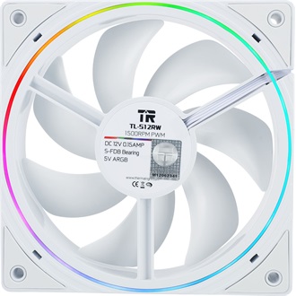 Thermalright TL-S12RW ARGB rendszerhűtő ventilátor fehér