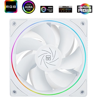 Thermalright TL-S12RW ARGB rendszerhűtő ventilátor fehér