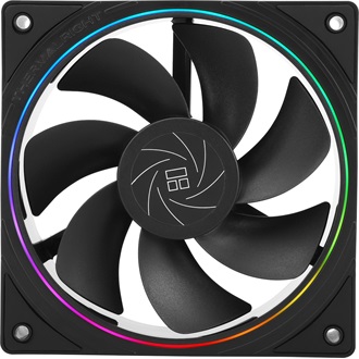 Thermalright TL-S12R ARGB rendszerhűtő ventilátor fekete