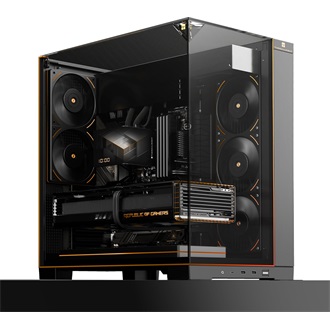 Thermalright A70 ARGB táp nélküli ablakos Mid Tower számítógépház fekete