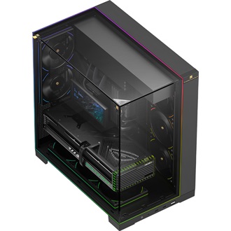 Thermalright A70 ARGB táp nélküli ablakos Mid Tower számítógépház fekete