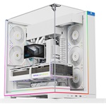 Thermalright A70 ARGB White táp nélküli ablakos Mid Tower számítógépház fehér
