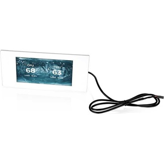 Thermaltake View 600 TG 6" LCD kijelző fehér