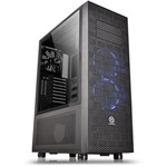 Thermaltake Core X71 Tempered Glass Edition táp nélküli ablakos Mid Tower számítógépház fekete