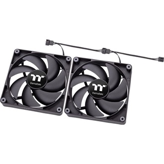 Thermaltake CT120 (2-Fan Pack) rendszerhűtő ventilátor kit fekete