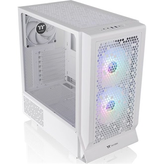 Thermaltake Ceres 330 TG ARGB Snow táp nélküli ablakos Mid Tower számítógépház fehér