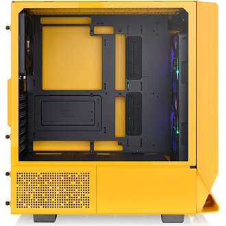Thermaltake Ceres 350 MX Bumblebee táp nélküli ablakos Mid Tower számítógépház sárga