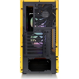 Thermaltake Ceres 350 MX Bumblebee táp nélküli ablakos Mid Tower számítógépház sárga
