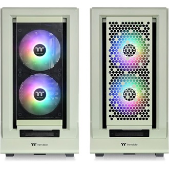 Thermaltake Ceres 350 MX Matcha Green táp nélküli ablakos Mid Tower számítógépház zöld